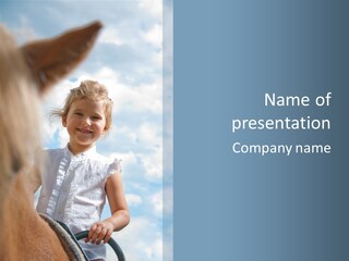 Paddock Child Leisure PowerPoint Template