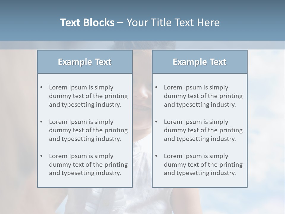 Paddock Child Leisure PowerPoint Template