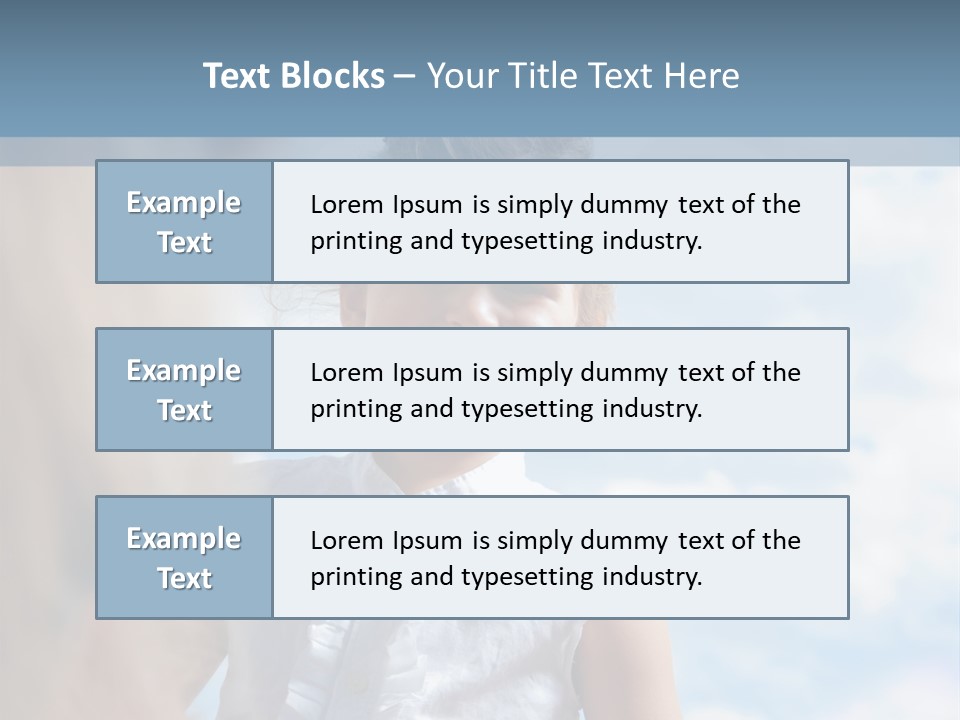 Paddock Child Leisure PowerPoint Template