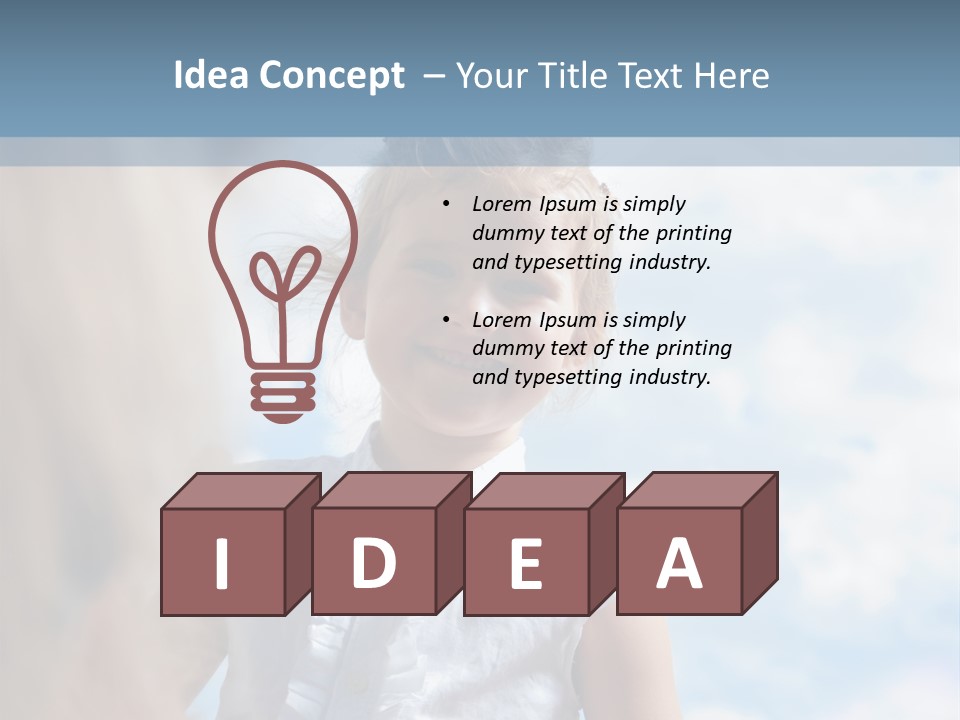 Paddock Child Leisure PowerPoint Template