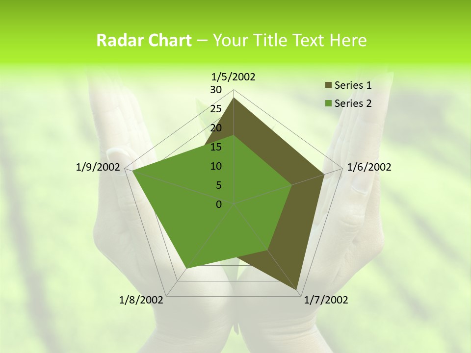 Hand Flora Shielding PowerPoint Template