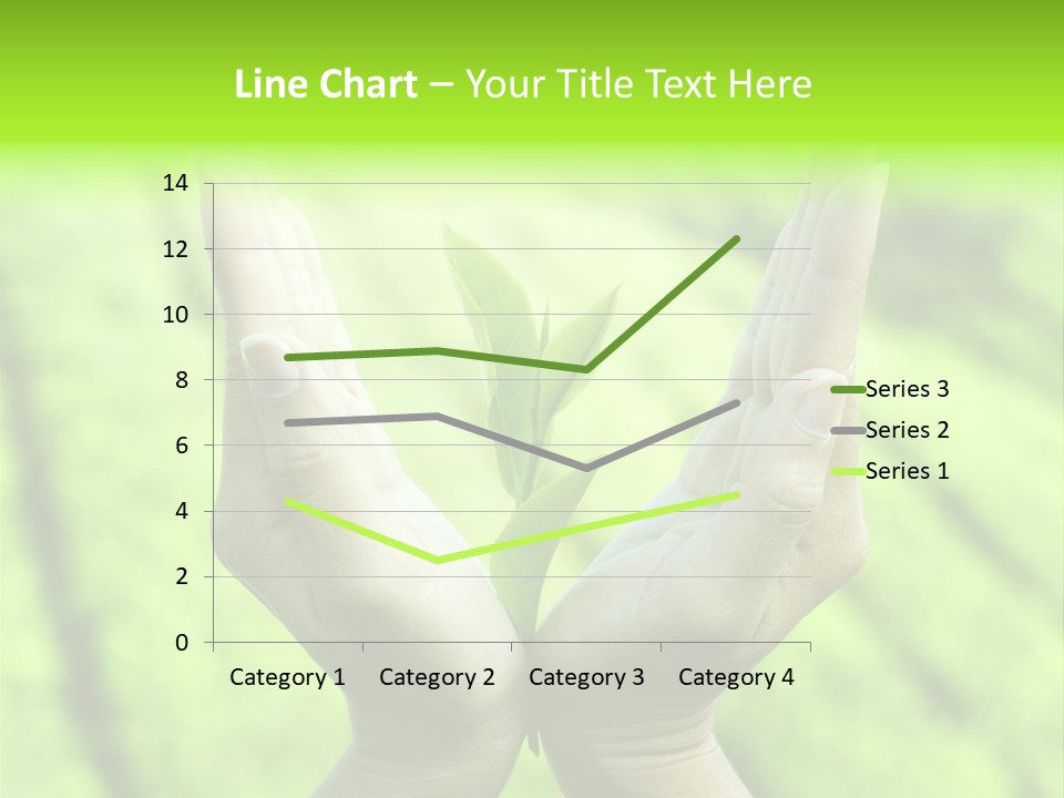 Hand Flora Shielding PowerPoint Template