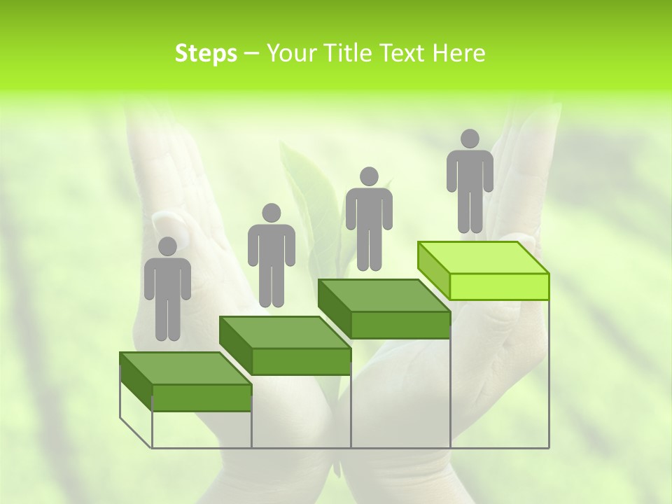 Hand Flora Shielding PowerPoint Template