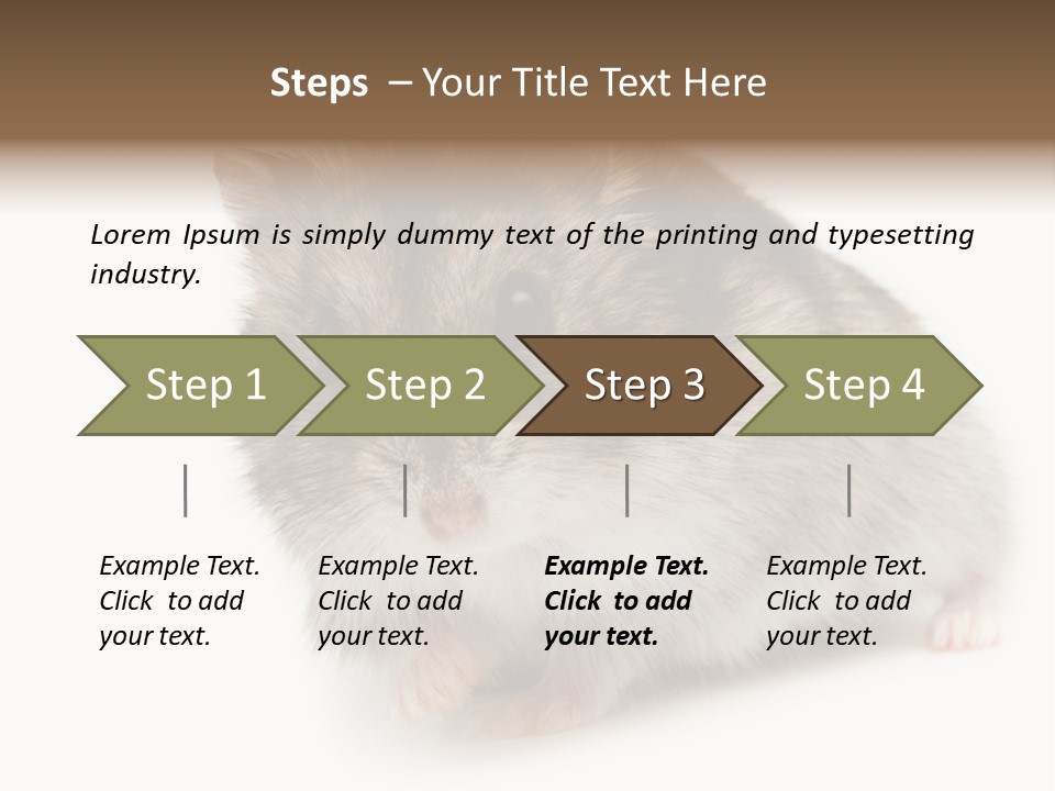 Phodopus Siberian Look PowerPoint Template