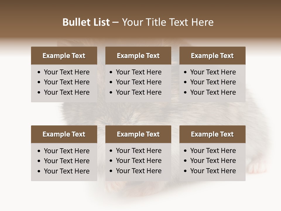 Phodopus Siberian Look PowerPoint Template