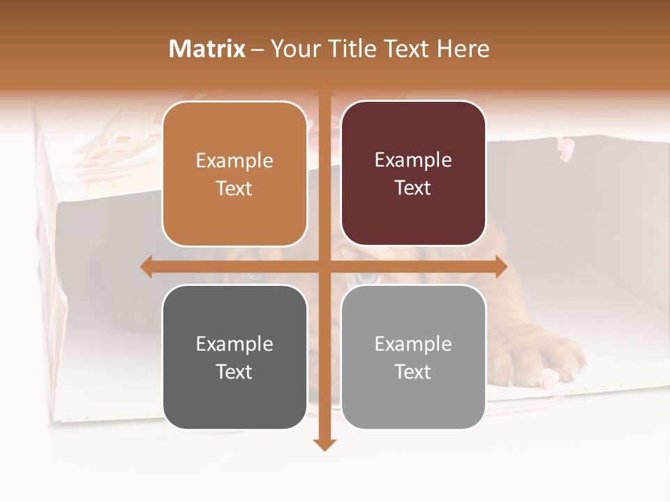 Bag Cute Canine PowerPoint Template