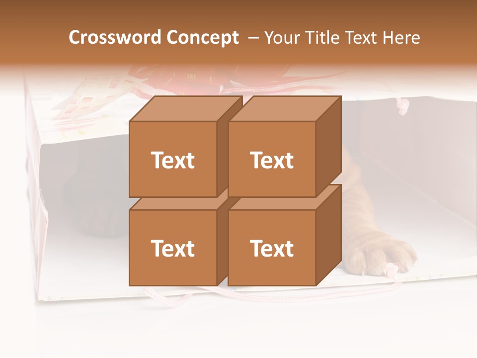 Bag Cute Canine PowerPoint Template