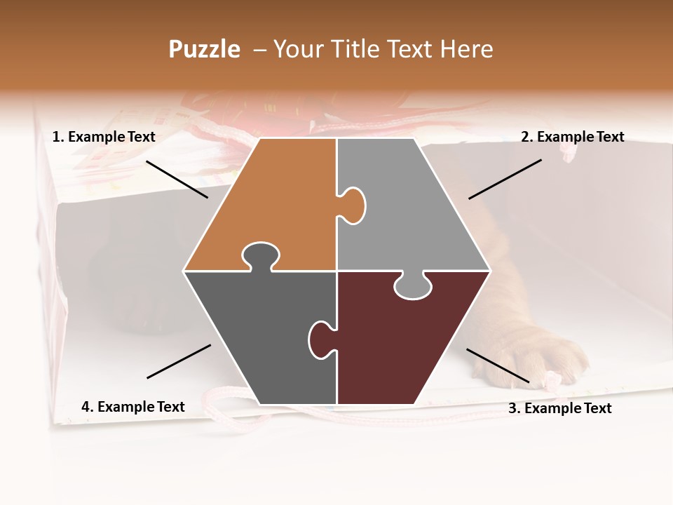 Bag Cute Canine PowerPoint Template