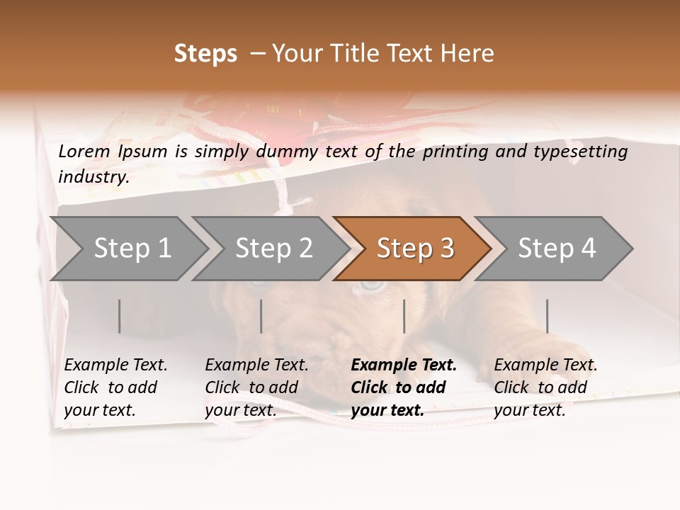 Bag Cute Canine PowerPoint Template