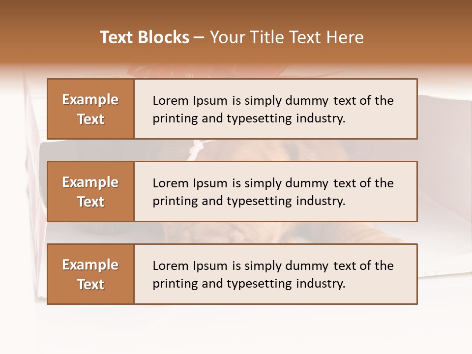 Bag Cute Canine PowerPoint Template