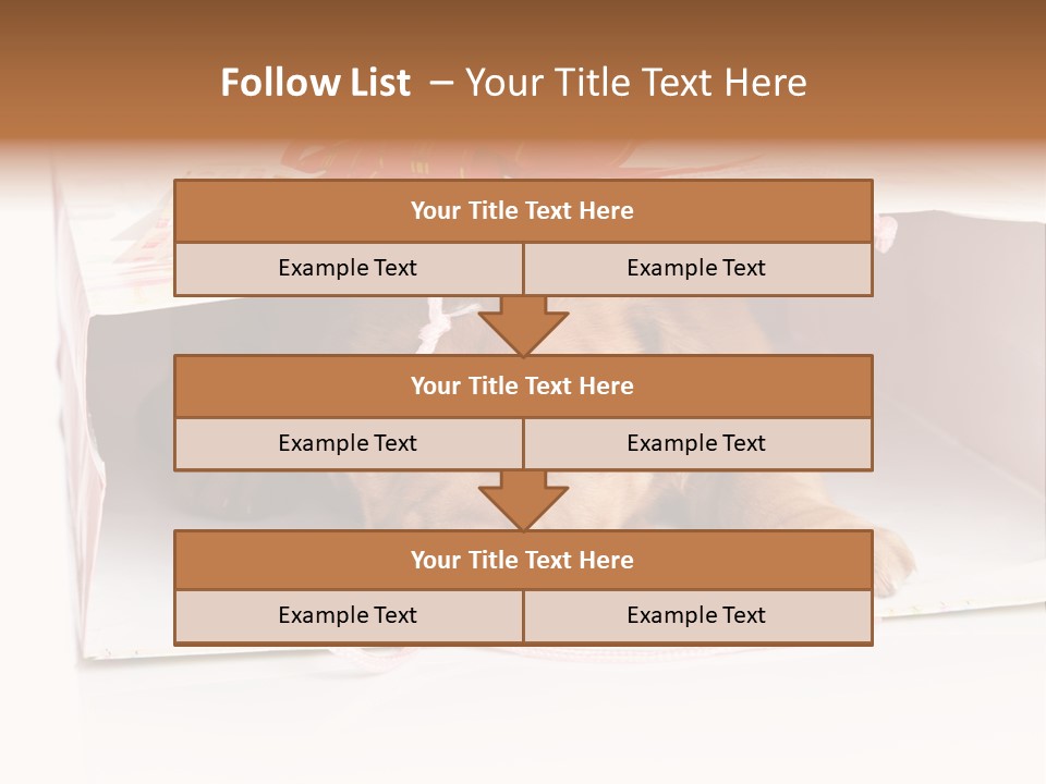 Bag Cute Canine PowerPoint Template