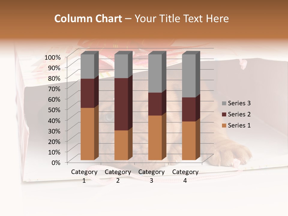 Bag Cute Canine PowerPoint Template