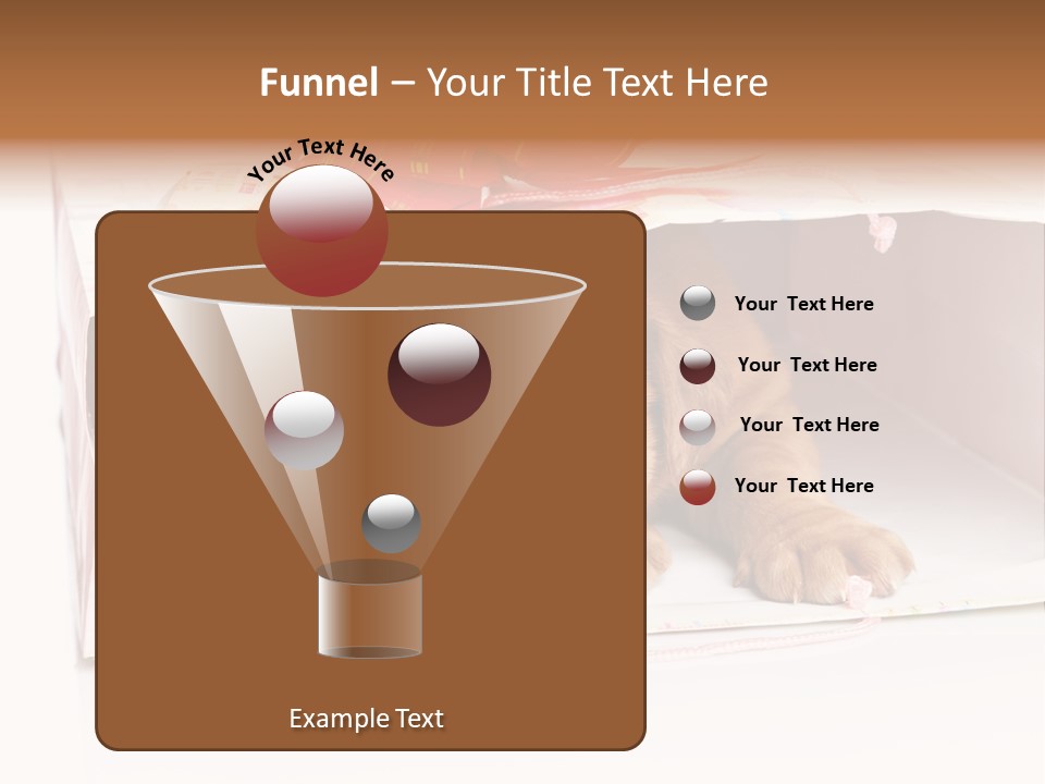 Bag Cute Canine PowerPoint Template