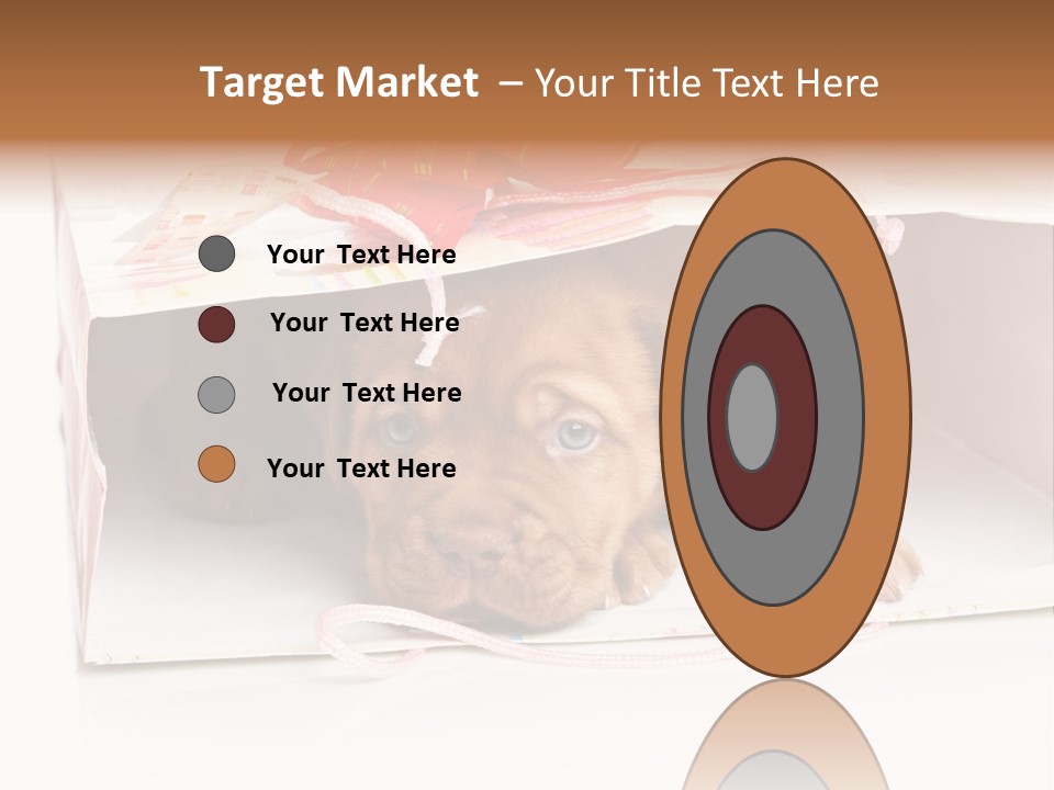 Bag Cute Canine PowerPoint Template