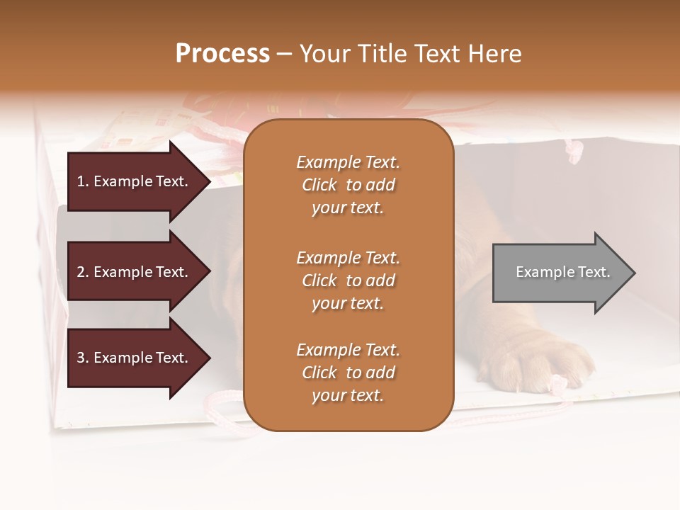 Bag Cute Canine PowerPoint Template