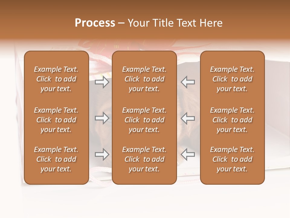 Bag Cute Canine PowerPoint Template