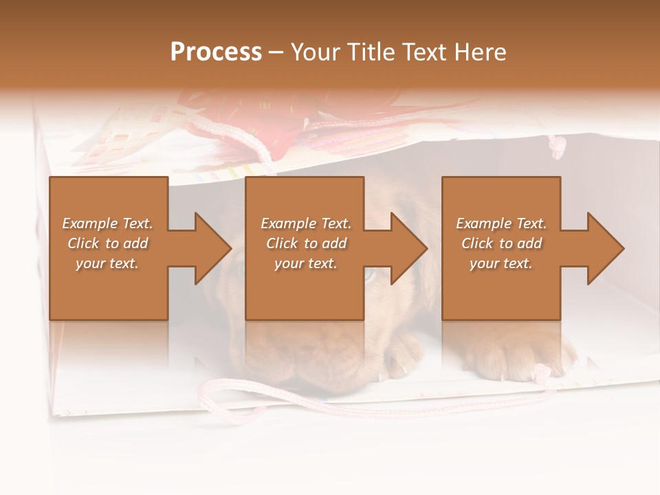 Bag Cute Canine PowerPoint Template