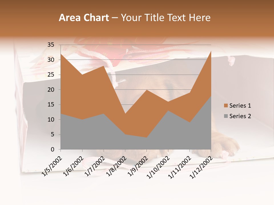 Bag Cute Canine PowerPoint Template