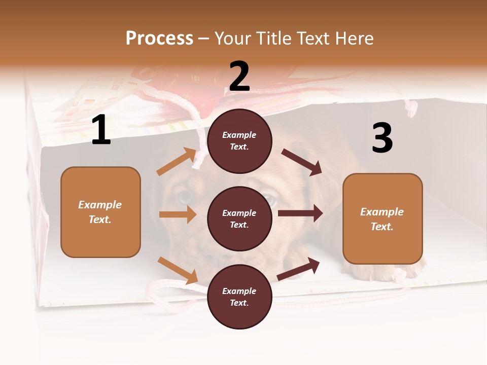 Bag Cute Canine PowerPoint Template