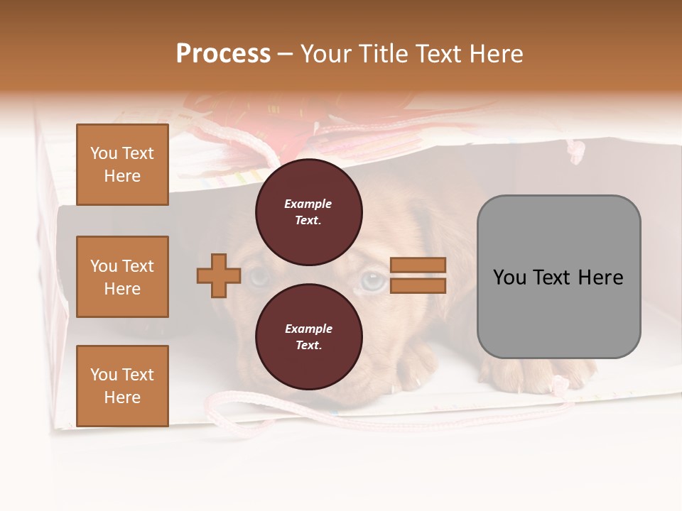 Bag Cute Canine PowerPoint Template