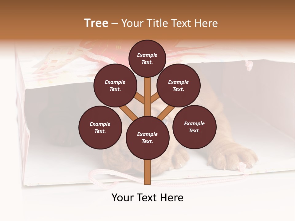 Bag Cute Canine PowerPoint Template