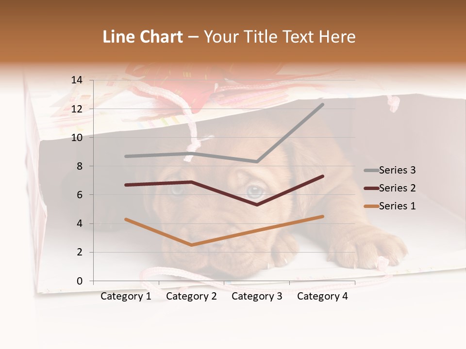 Bag Cute Canine PowerPoint Template