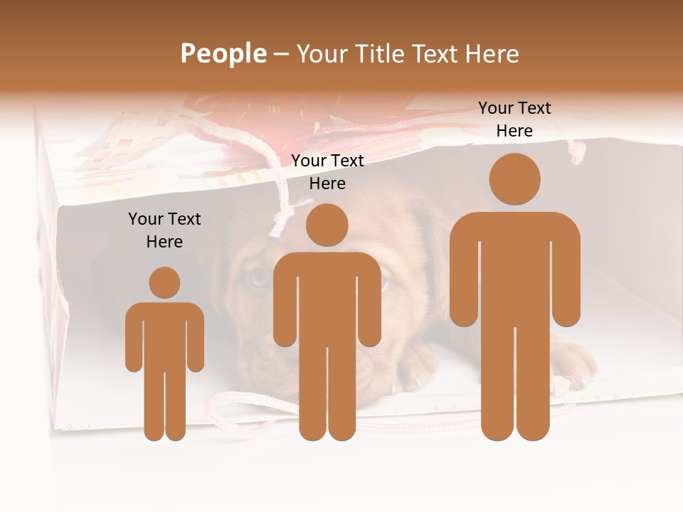 Bag Cute Canine PowerPoint Template