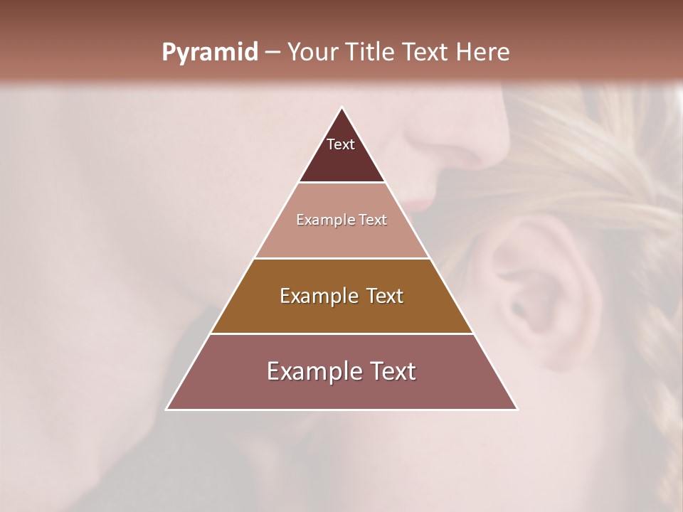 Female Teenager Loving PowerPoint Template