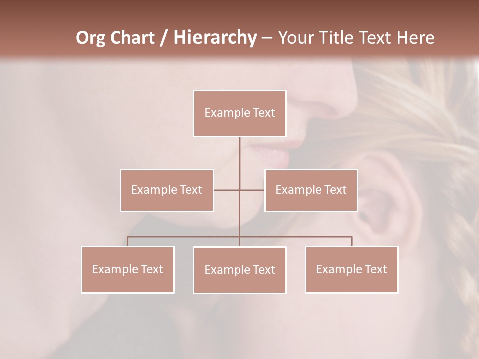 Female Teenager Loving PowerPoint Template