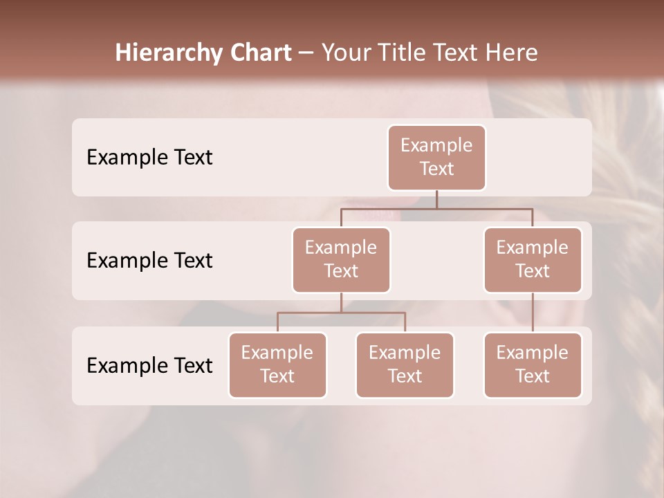 Female Teenager Loving PowerPoint Template
