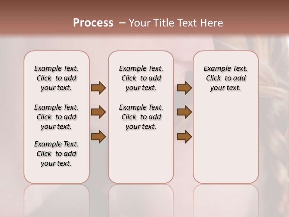 Female Teenager Loving PowerPoint Template