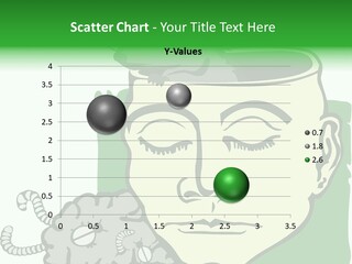 Human Face Brain PowerPoint Template