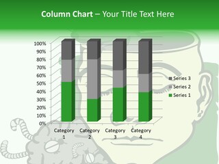 Human Face Brain PowerPoint Template