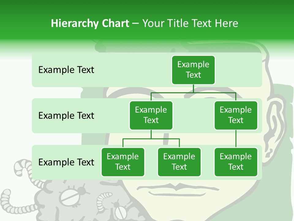 Human Face Brain PowerPoint Template