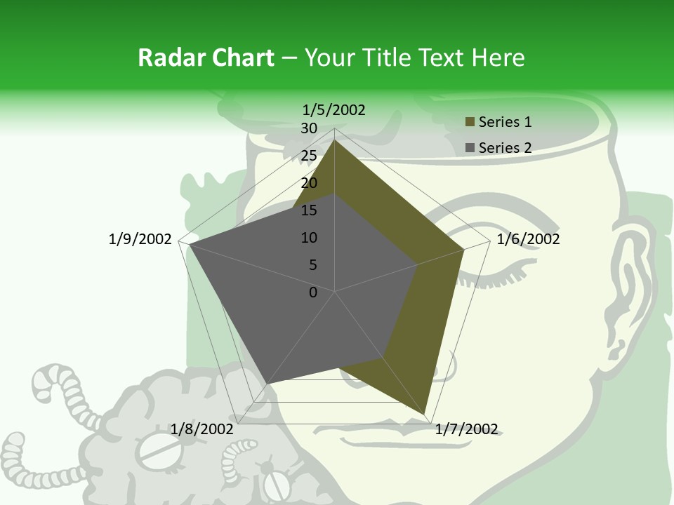 Human Face Brain PowerPoint Template