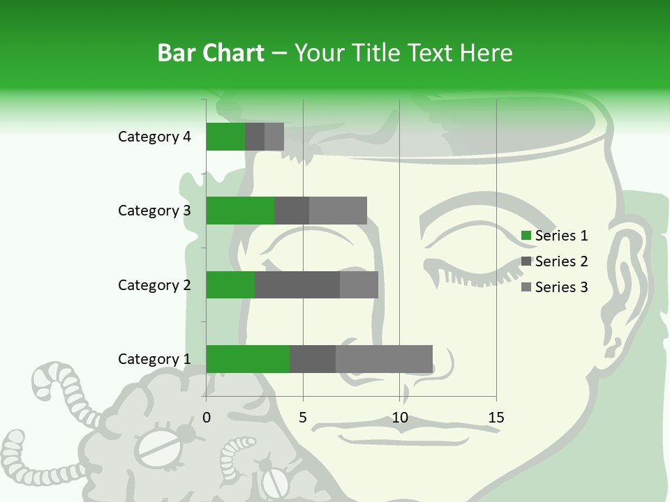 Human Face Brain PowerPoint Template