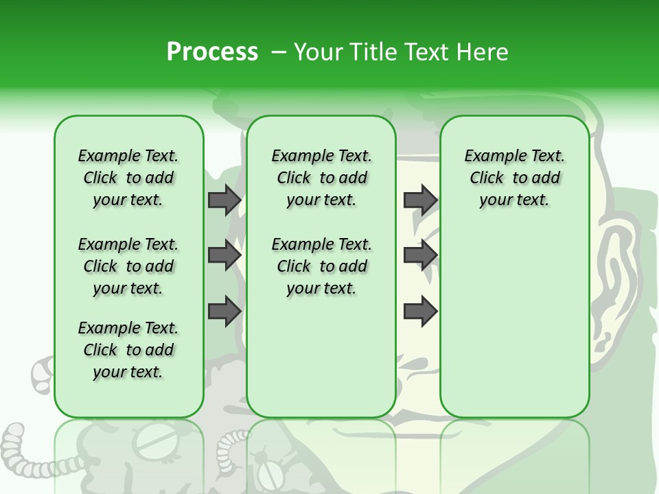 Human Face Brain PowerPoint Template