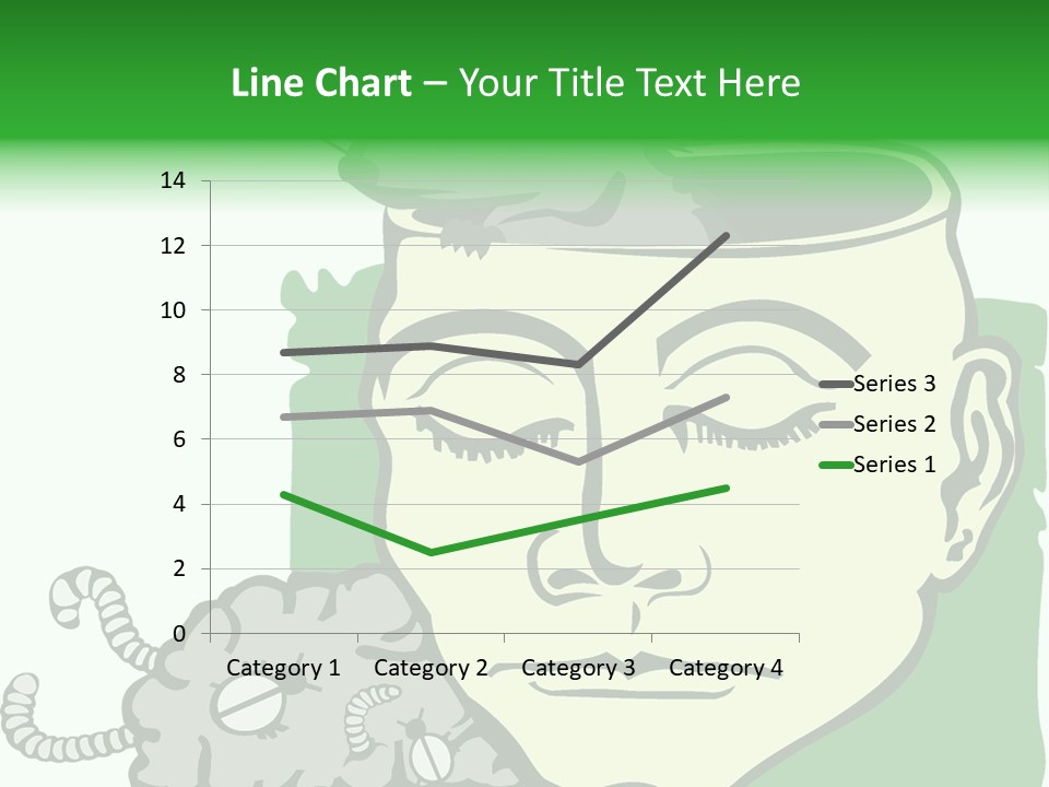 Human Face Brain PowerPoint Template