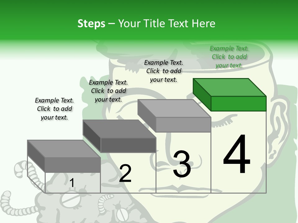Human Face Brain PowerPoint Template