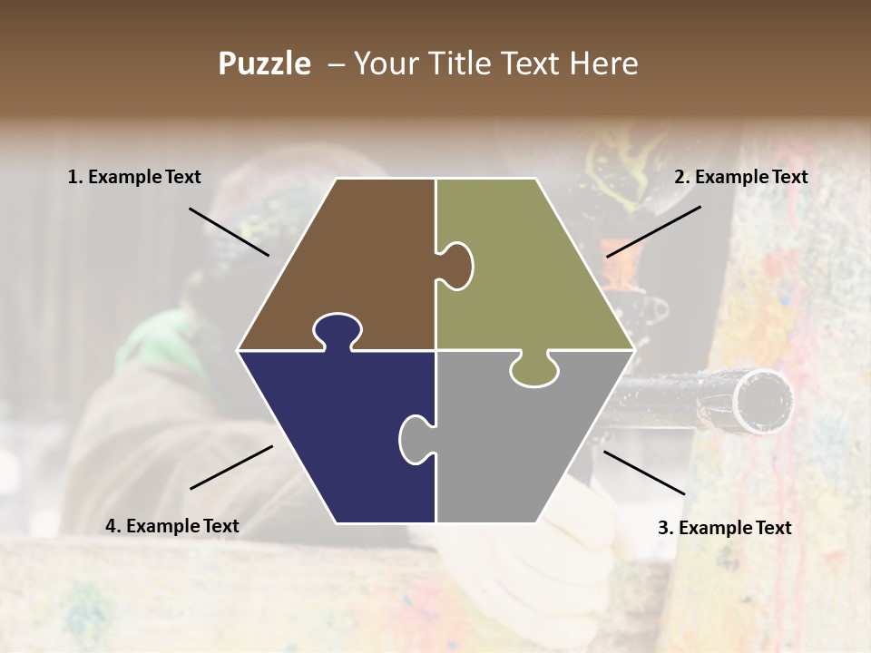 Game Shooting War PowerPoint Template