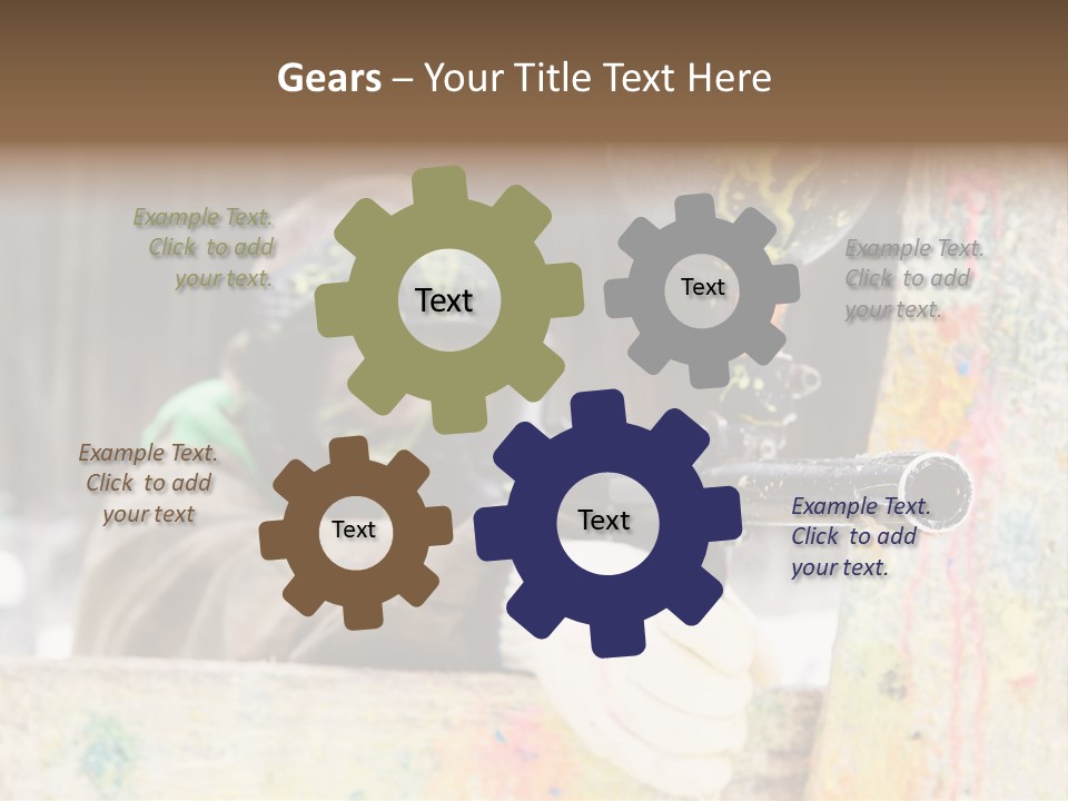 Game Shooting War PowerPoint Template