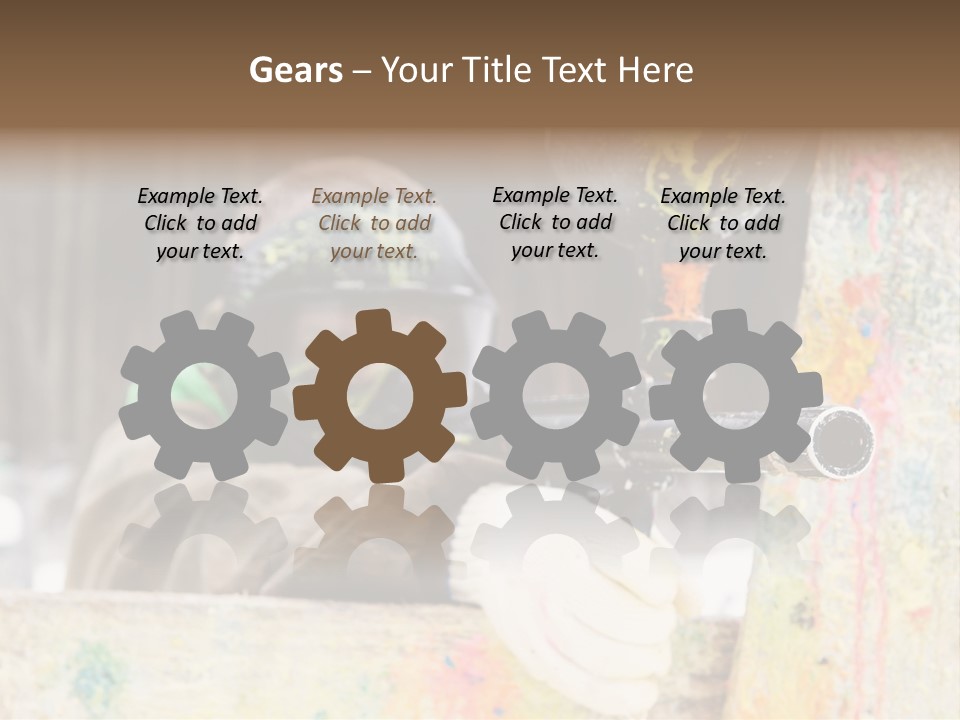 Game Shooting War PowerPoint Template