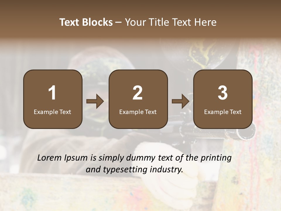 Game Shooting War PowerPoint Template