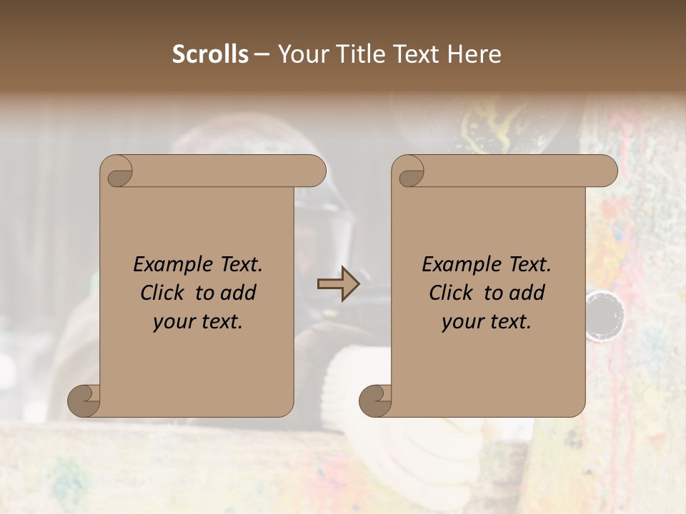 Game Shooting War PowerPoint Template