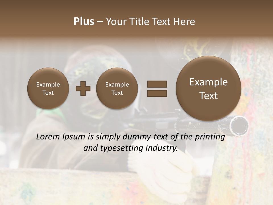 Game Shooting War PowerPoint Template
