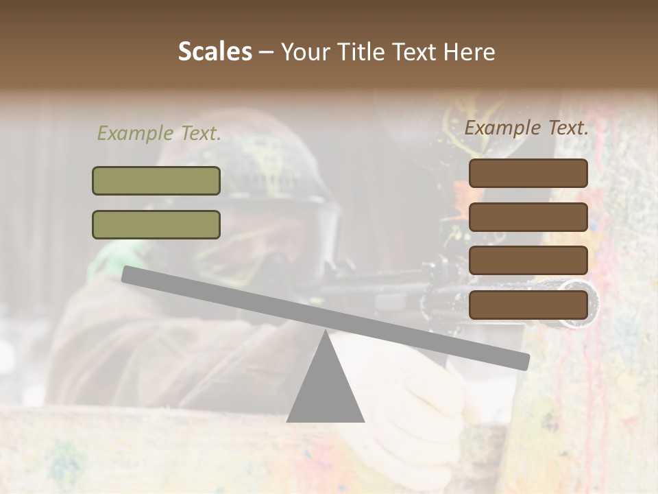 Game Shooting War PowerPoint Template