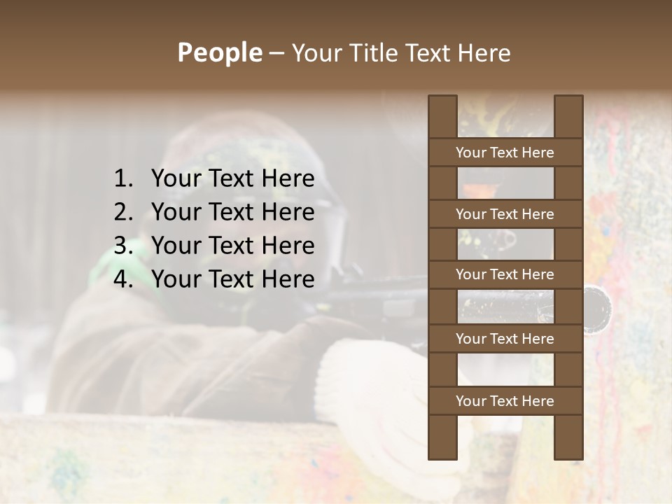 Game Shooting War PowerPoint Template