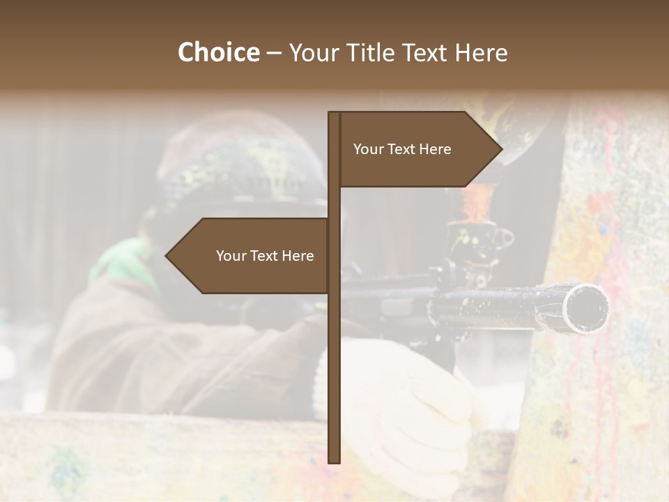 Game Shooting War PowerPoint Template