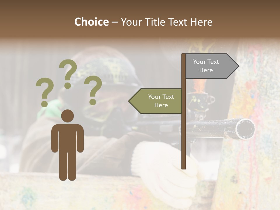 Game Shooting War PowerPoint Template