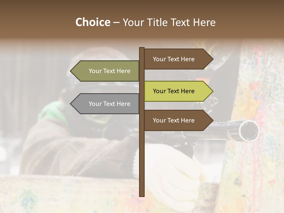 Game Shooting War PowerPoint Template